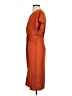 ASOS 100% Polyester Solid Orange Cocktail Dress Size 4 - photo 5