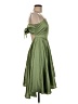 Unbranded Solid Green Cocktail Dress Size M - photo 4