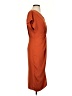 ASOS 100% Polyester Solid Orange Cocktail Dress Size 4 - photo 4