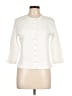 Womyn 100% Cotton White Cardigan Size L - photo 1