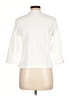 Womyn 100% Cotton White Cardigan Size L - photo 2