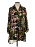 Melissa Paige 100% Polyester Floral Green 3/4 Sleeve Blouse Size S - photo 1