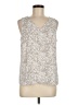 Nine West 100% Polyester Silver Sleeveless Blouse Size M - photo 1