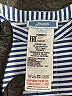 Jacadi 100% Cotton Stripes Blue Long Sleeve Button-Down Shirt Size 4T - photo 3