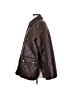 Ann Taylor LOFT 100% Nylon Argyle Brown Coat Size S - photo 5