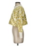 Amadi 100% Cotton Print Yellow Pullover Sweater Size XS - photo 5