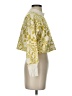 Amadi 100% Cotton Print Yellow Pullover Sweater Size XS - photo 4