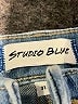 STUDIO BLUE Stripes Blue Jeans Size 31 waist - photo 7