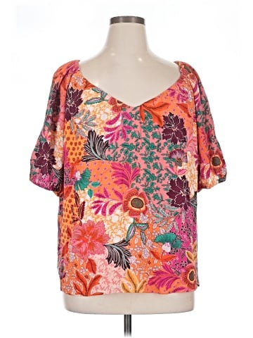 Ann Taylor LOFT Short Sleeve Blouse (view 1)