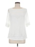 Joseph Ribkoff White 3/4 Sleeve Blouse Size 6 - photo 1