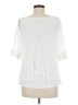 Joseph Ribkoff White 3/4 Sleeve Blouse Size 6 - photo 2