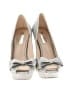 INC International Concepts Silver Heels Size 7 1/2 - photo 2
