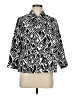 Alia 100% Polyester Black 3/4 Sleeve Blouse Size 8 - photo 1