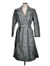 Montreal 100% Leather Gray Trenchcoat Size 13 - photo 1