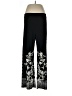 One World Graphic Black Casual Pants Size L - photo 1