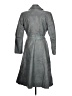 Montreal 100% Leather Gray Trenchcoat Size 13 - photo 2