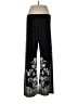 One World Graphic Black Casual Pants Size L - photo 2
