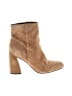 Nine West 100% Leather Tan Ankle Boots Size 7 1/2 - photo 1
