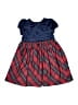 Max Studio 100% Polyester Argyle Blue Dress Size 7 - photo 1