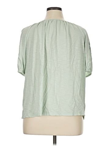 Style&Co Short Sleeve Blouse (view 2)