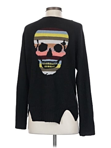 Skull Cashmere Cashmere Pullover Sweater (view 2)