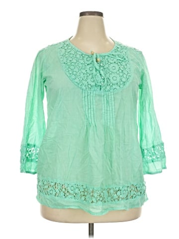 S.R. Fashion 3/4 Sleeve Blouse (view 1)