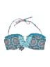 Hobie Paisley Blue Swimsuit Top Size M - photo 1