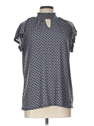 Anne Klein Short Sleeve Blouse (view 1)
