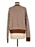 Unbranded 100% Acrylic Houndstooth Brown Cardigan Size M - photo 2