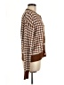 Unbranded 100% Acrylic Houndstooth Brown Cardigan Size M - photo 4