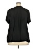 T Tahari 100% Polyester Black Short Sleeve Blouse Size 2X - photo 2