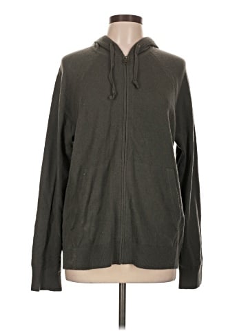Vince. Zip Up Hoodie (view 1)