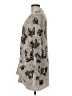 Bobeau Animal Print Gray Cardigan Size M - photo 5