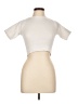 Alala Ivory Short Sleeve Turtleneck Size L - photo 1
