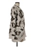 Bobeau Animal Print Gray Cardigan Size M - photo 4