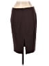 Moda International Solid Brown Formal Skirt Size 8 - photo 2