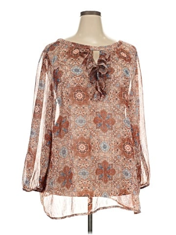 Ellos 3/4 Sleeve Blouse (view 1)