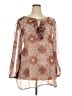 Ellos Brown 3/4 Sleeve Blouse Size 22 - photo 1
