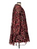 1.State 100% Polyester Paisley Burgundy Casual Dress Size L - photo 4
