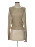 Zara Metallic Gold Long Sleeve Top Size S - photo 1