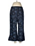 Pierre Cardin Paisley Blue Casual Pants Size 8 - photo 1
