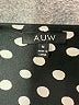 AUW Polka Dots Black Casual Dress Size M - photo 7