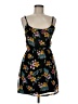 Derek Heart 100% Polyester Floral Black Casual Dress Size M - photo 1