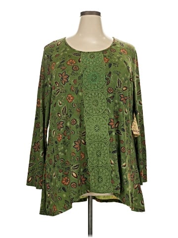 One World Long Sleeve Blouse (view 1)