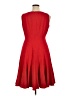 Calvin Klein 100% Polyester Solid Red Cocktail Dress Size 14 - photo 2