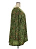 One World Green Long Sleeve Blouse Size 3X - photo 4