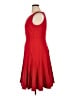 Calvin Klein 100% Polyester Solid Red Cocktail Dress Size 14 - photo 5