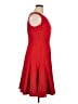 Calvin Klein 100% Polyester Solid Red Cocktail Dress Size 14 - photo 4
