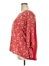 Papermoon 100% Polyester Red 3/4 Sleeve Blouse Size 2X - photo 5