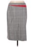 Escada Plaid Gray Formal Skirt Size EU 40 / US 10 - photo 1